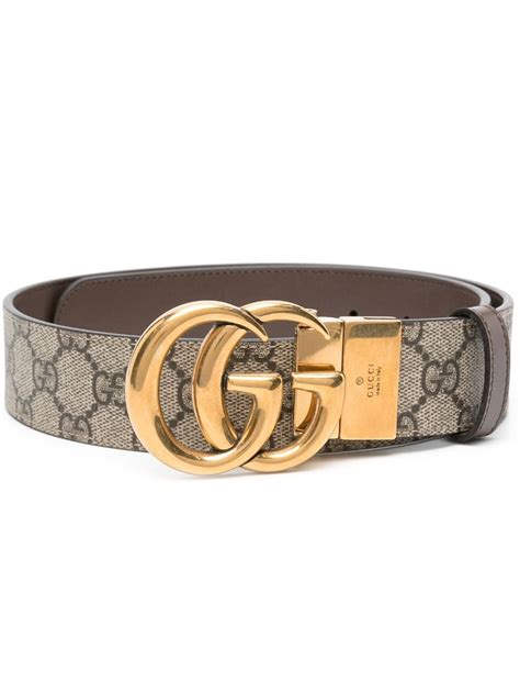 gucci cintura 80.32|GUCCI GG Marmont Reversible Brown Belt Size 80.32 (Size US .